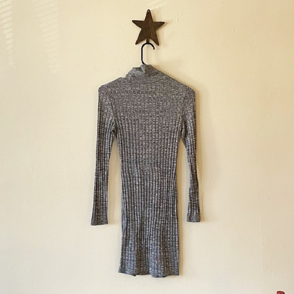 SHEIN Ribbed Turtleneck Bodycon Dress - Picture 5 of 6
